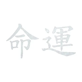 Polep vozidla SAMOLEPKA Čínský znak Destiny (51 - 3D karbon bílý) NA AUTO, NÁLEPKA, FÓLIE, POLEP, TUNING, VLASTNÍ TEXT, TISK, AUTOSAMOLEPKY.cz, POLEPY, OBRÁZEK, LOGO, SAMOLEPKY