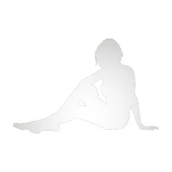 Polep vozidla SAMOLEPKA Erotická žena 049 levá (82 - odrazková reflexní bílá) NA AUTO, NÁLEPKA, FÓLIE, POLEP, TUNING, VLASTNÍ TEXT, TISK, AUTOSAMOLEPKY.cz, POLEPY, OBRÁZEK, LOGO, SAMOLEPKY