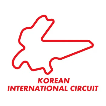 Samolepící dekorace SAMOLEPKA Okruh Korean International Circuit (10 - červená) NA AUTO, NÁLEPKA, FÓLIE, POLEP, TUNING, VLASTNÍ TEXT, TISK, AUTOSAMOLEPKY.cz, POLEPY, OBRÁZEK, LOGO, SAMOLEPKY
