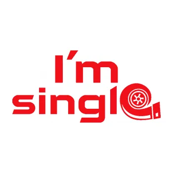 Polep vozidla SAMOLEPKA I´m single nápis turbo (10 - červená) NA AUTO, NÁLEPKA, FÓLIE, POLEP, TUNING, VLASTNÍ TEXT, TISK, AUTOSAMOLEPKY.cz, POLEPY, OBRÁZEK, LOGO, SAMOLEPKY