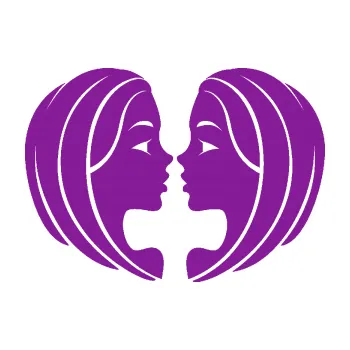 Samolepící dekorace Blíženci 002 (14 - fialová) SAMOLEPKA NA AUTO, NÁLEPKA, FÓLIE, POLEP, TUNING, VLASTNÍ TEXT, TISK, AUTOSAMOLEPKY.cz, POLEPY, OBRÁZEK, LOGO, 3D STICKERS