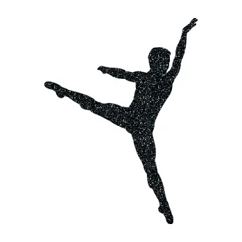 Samolepicí dekorace na vozidlo Balet tanečník 001 pravá (85 - Ultra Metalic černá) SAMOLEPKA NA AUTO, NÁLEPKA, FÓLIE, POLEP, TUNING, VLASTNÍ TEXT, TISK, AUTOSAMOLEPKY.cz, POLEPY, OBRÁZEK, LOGO, 3D STICKERS