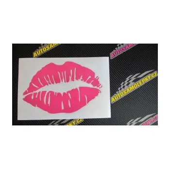 Samolepící dekorace SAMOLEPKA Pusa 002 pravá otisk rtů (17 - šedá) NA AUTO, NÁLEPKA, FÓLIE, POLEP, TUNING, VLASTNÍ TEXT, TISK, AUTOSAMOLEPKY.cz, POLEPY, OBRÁZEK, LOGO, SAMOLEPKY