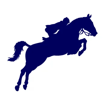 Samolepící dekorace SAMOLEPKA Kůň 076 pravá parkur (23 - tmavě modrá) NA AUTO, NÁLEPKA, FÓLIE, POLEP, TUNING, VLASTNÍ TEXT, TISK, AUTOSAMOLEPKY.cz, POLEPY, OBRÁZEK, LOGO, SAMOLEPKY