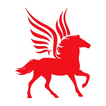 Samolepící dekorace SAMOLEPKA Pegas 002 pravá okřídlený kůň (10 - červená) NA AUTO, NÁLEPKA, FÓLIE, POLEP, TUNING, VLASTNÍ TEXT, TISK, AUTOSAMOLEPKY.cz, POLEPY, OBRÁZEK, LOGO, SAMOLEPKY