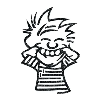 Samolepicí dekorace na vozidlo Boy vysmátej pravá (85 - Ultra Metalic černá) SAMOLEPKA NA AUTO, NÁLEPKA, FÓLIE, POLEP, TUNING, VLASTNÍ TEXT, TISK, AUTOSAMOLEPKY.cz, POLEPY, OBRÁZEK, LOGO, 3D STICKERS