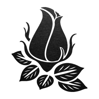 Samolepící dekorace SAMOLEPKA Květina dekor 018 pravá růže (63 - škrábaný kov černý) NA AUTO, NÁLEPKA, FÓLIE, POLEP, TUNING, VLASTNÍ TEXT, TISK, AUTOSAMOLEPKY.cz, POLEPY, OBRÁZEK, LOGO, SAMOLEPKY