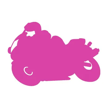 Samolepící dekorace Motorka 006 levá silniční motorky (16 - růžová) SAMOLEPKA NA AUTO, NÁLEPKA, FÓLIE, POLEP, TUNING, VLASTNÍ TEXT, TISK, AUTOSAMOLEPKY.cz, POLEPY, OBRÁZEK, LOGO, 3D STICKERS