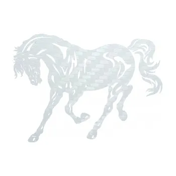 Samolepící dekorace SAMOLEPKA Kůň 056 levá (51 - 3D karbon bílý) NA AUTO, NÁLEPKA, FÓLIE, POLEP, TUNING, VLASTNÍ TEXT, TISK, AUTOSAMOLEPKY.cz, POLEPY, OBRÁZEK, LOGO, SAMOLEPKY