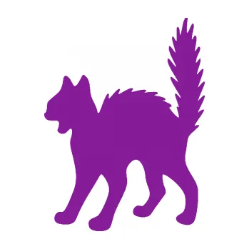 Samolepící dekorace Kočka 013 levá (14 - fialová) SAMOLEPKA NA AUTO, NÁLEPKA, FÓLIE, POLEP, TUNING, VLASTNÍ TEXT, TISK, AUTOSAMOLEPKY.cz, POLEPY, OBRÁZEK, LOGO, 3D STICKERS