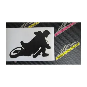 Samolepící dekorace SAMOLEPKA Motorka 039 pravá motokros (17 - šedá) NA AUTO, NÁLEPKA, FÓLIE, POLEP, TUNING, VLASTNÍ TEXT, TISK, AUTOSAMOLEPKY.cz, POLEPY, OBRÁZEK, LOGO, SAMOLEPKY