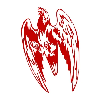 Samolepicí dekorace na vozidlo Predators 046 levá (18 - tmavě červená) SAMOLEPKA NA AUTO, NÁLEPKA, FÓLIE, POLEP, TUNING, VLASTNÍ TEXT, TISK, AUTOSAMOLEPKY.cz, POLEPY, OBRÁZEK, LOGO, 3D STICKERS