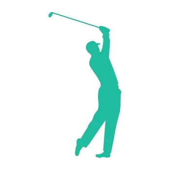 Polep vozidla SAMOLEPKA Golfista 003 pravá (25 - tyrkysová) NA AUTO, NÁLEPKA, FÓLIE, POLEP, TUNING, VLASTNÍ TEXT, TISK, AUTOSAMOLEPKY.cz, POLEPY, OBRÁZEK, LOGO, SAMOLEPKY