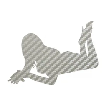 Polep vozidla Erotická žena 036 levá (52 - 3D karbon stříbrný) SAMOLEPKA NA AUTO, NÁLEPKA, FÓLIE, POLEP, TUNING, VLASTNÍ TEXT, TISK, AUTOSAMOLEPKY.cz, POLEPY, OBRÁZEK, LOGO, 3D STICKERS