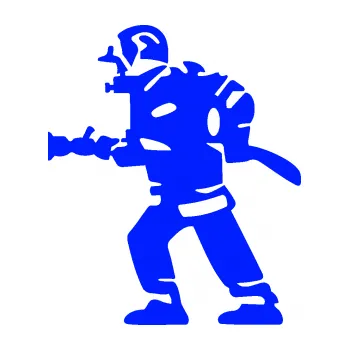 Samolepící dekorace Hasič 013 levá (19 - modrá dynamic) SAMOLEPKA NA AUTO, NÁLEPKA, FÓLIE, POLEP, TUNING, VLASTNÍ TEXT, TISK, AUTOSAMOLEPKY.cz, POLEPY, OBRÁZEK, LOGO, 3D STICKERS