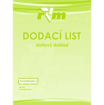 Tiskopis Dodací list A4 NCR blok 100 listů RVM 20060016