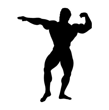 Polep vozidla Kulturista 013 levá (01 - černá) SAMOLEPKA NA AUTO, NÁLEPKA, FÓLIE, POLEP, TUNING, VLASTNÍ TEXT, TISK, AUTOSAMOLEPKY.cz, POLEPY, OBRÁZEK, LOGO, 3D STICKERS