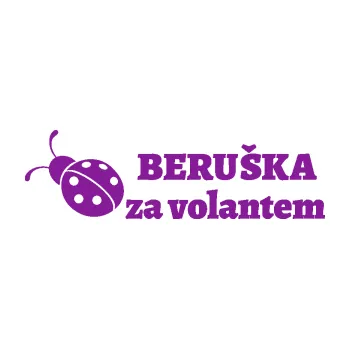 Polep vozidla SAMOLEPKA Beruška za volantem (14 - fialová) NA AUTO, NÁLEPKA, FÓLIE, POLEP, TUNING, VLASTNÍ TEXT, TISK, AUTOSAMOLEPKY.cz, POLEPY, OBRÁZEK, LOGO, SAMOLEPKY