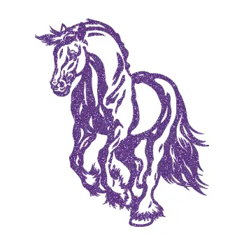 Samolepící dekorace SAMOLEPKA Kůň 054 levá (87 - Ultra Metalic fialová) NA AUTO, NÁLEPKA, FÓLIE, POLEP, TUNING, VLASTNÍ TEXT, TISK, AUTOSAMOLEPKY.cz, POLEPY, OBRÁZEK, LOGO, SAMOLEPKY