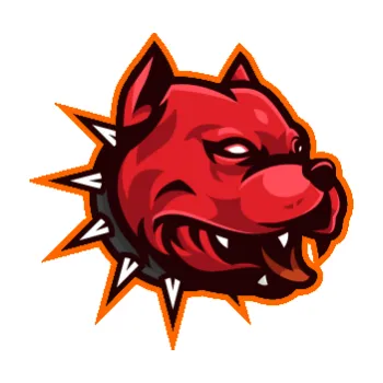 samolepka Barevný pes 004 s konturou pravá (73 - Fluorescentní oranžová) SAMOLEPKA NA AUTO, NÁLEPKA, FÓLIE, POLEP, TUNING, VLASTNÍ TEXT, TISK, AUTOSAMOLEPKY.cz, POLEPY, OBRÁZEK, LOGO, 3D STICKERS