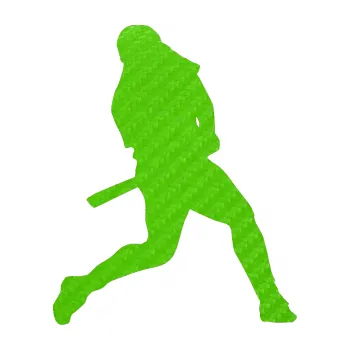 Samolepicí dekorace na vozidlo Baseball 010 pravá (58 - 3D karbon zelený kawasaki) SAMOLEPKA NA AUTO, NÁLEPKA, FÓLIE, POLEP, TUNING, VLASTNÍ TEXT, TISK, AUTOSAMOLEPKY.cz, POLEPY, OBRÁZEK, LOGO, 3D STICKERS
