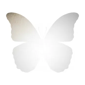 Samolepící dekorace SAMOLEPKA Motýl 006 (82 - odrazková reflexní bílá) NA AUTO, NÁLEPKA, FÓLIE, POLEP, TUNING, VLASTNÍ TEXT, TISK, AUTOSAMOLEPKY.cz, POLEPY, OBRÁZEK, LOGO, SAMOLEPKY