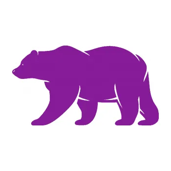 Samolepící dekorace SAMOLEPKA Medvěd 002 levá (14 - fialová) NA AUTO, NÁLEPKA, FÓLIE, POLEP, TUNING, VLASTNÍ TEXT, TISK, AUTOSAMOLEPKY.cz, POLEPY, OBRÁZEK, LOGO, SAMOLEPKY