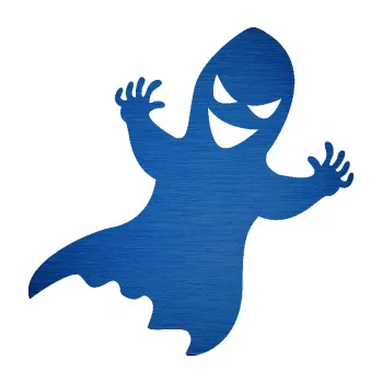 Samolepící dekorace Duch 007 pravá (65 - škrábaný kov modrý) SAMOLEPKA NA AUTO, NÁLEPKA, FÓLIE, POLEP, TUNING, VLASTNÍ TEXT, TISK, AUTOSAMOLEPKY.cz, POLEPY, OBRÁZEK, LOGO, 3D STICKERS