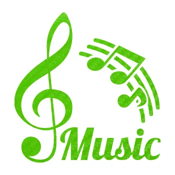 Samolepící dekorace Music noty a houslový klíč (58 - 3D karbon zelený kawasaki) SAMOLEPKA NA AUTO, NÁLEPKA, FÓLIE, POLEP, TUNING, VLASTNÍ TEXT, TISK, AUTOSAMOLEPKY.cz, POLEPY, OBRÁZEK, LOGO, 3D STICKERS