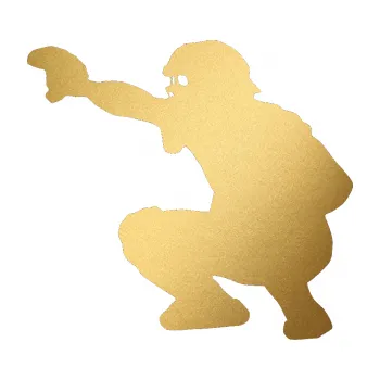 Samolepicí dekorace na vozidlo Baseball 005 levá (43 - zlatá metalíza) SAMOLEPKA NA AUTO, NÁLEPKA, FÓLIE, POLEP, TUNING, VLASTNÍ TEXT, TISK, AUTOSAMOLEPKY.cz, POLEPY, OBRÁZEK, LOGO, 3D STICKERS