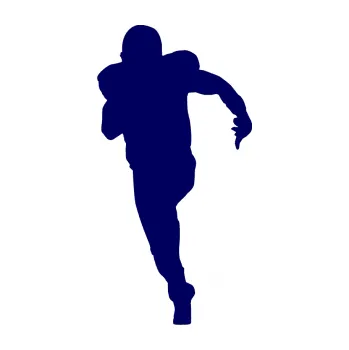 Polep vozidla Americký fotbal 005 levá (23 - tmavě modrá) SAMOLEPKA NA AUTO, NÁLEPKA, FÓLIE, POLEP, TUNING, VLASTNÍ TEXT, TISK, AUTOSAMOLEPKY.cz, POLEPY, OBRÁZEK, LOGO, 3D STICKERS