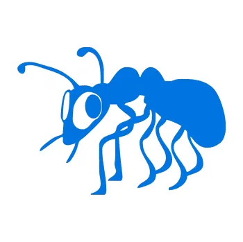 Samolepící dekorace Mravenec 001 levá (11 - modrá oceán) SAMOLEPKA NA AUTO, NÁLEPKA, FÓLIE, POLEP, TUNING, VLASTNÍ TEXT, TISK, AUTOSAMOLEPKY.cz, POLEPY, OBRÁZEK, LOGO, 3D STICKERS