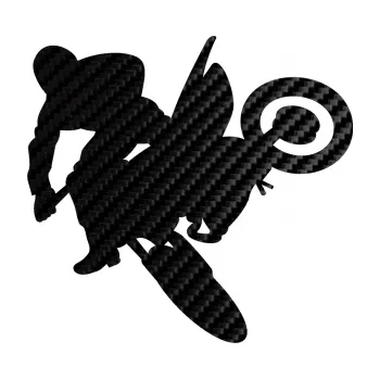 Samolepící dekorace SAMOLEPKA Motorka 033 levá motokros (50 - 3D karbon černý) NA AUTO, NÁLEPKA, FÓLIE, POLEP, TUNING, VLASTNÍ TEXT, TISK, AUTOSAMOLEPKY.cz, POLEPY, OBRÁZEK, LOGO, SAMOLEPKY