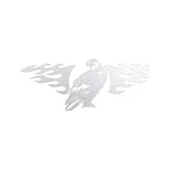 Samolepicí dekorace na vozidlo Animal flames 094 pravá orel (60 - pískované sklo) SAMOLEPKA NA AUTO, NÁLEPKA, FÓLIE, POLEP, TUNING, VLASTNÍ TEXT, TISK, AUTOSAMOLEPKY.cz, POLEPY, OBRÁZEK, LOGO, 3D STICKERS