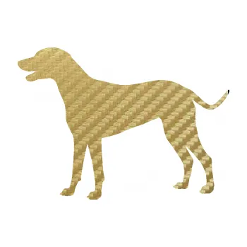 Polep vozidla SAMOLEPKA Pes 095 levá Dalmatin (59 - 3D karbon zlatý) NA AUTO, NÁLEPKA, FÓLIE, POLEP, TUNING, VLASTNÍ TEXT, TISK, AUTOSAMOLEPKY.cz, POLEPY, OBRÁZEK, LOGO, SAMOLEPKY