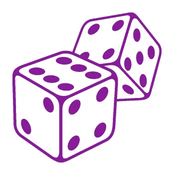 Samolepící dekorace Kostky 003 levá hrací kostky (14 - fialová) SAMOLEPKA NA AUTO, NÁLEPKA, FÓLIE, POLEP, TUNING, VLASTNÍ TEXT, TISK, AUTOSAMOLEPKY.cz, POLEPY, OBRÁZEK, LOGO, 3D STICKERS