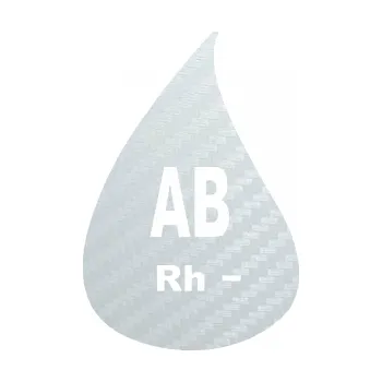 Polep vozidla SAMOLEPKA Krevní skupina AB Rh- kapka (51 - 3D karbon bílý) NA AUTO, NÁLEPKA, FÓLIE, POLEP, TUNING, VLASTNÍ TEXT, TISK, AUTOSAMOLEPKY.cz, POLEPY, OBRÁZEK, LOGO, SAMOLEPKY