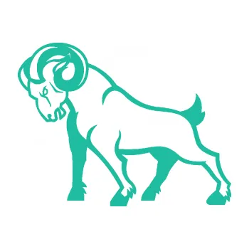 Samolepící dekorace SAMOLEPKA Kozel 002 levá (25 - tyrkysová) NA AUTO, NÁLEPKA, FÓLIE, POLEP, TUNING, VLASTNÍ TEXT, TISK, AUTOSAMOLEPKY.cz, POLEPY, OBRÁZEK, LOGO, SAMOLEPKY