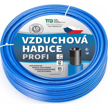 Příslušenství ke kompresoru TUBI Vzduchová hadice modrá 6x12 mm - 1m