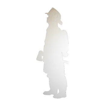 Samolepící dekorace SAMOLEPKA Hasič 002 levá (82 - odrazková reflexní bílá) NA AUTO, NÁLEPKA, FÓLIE, POLEP, TUNING, VLASTNÍ TEXT, TISK, AUTOSAMOLEPKY.cz, POLEPY, OBRÁZEK, LOGO, SAMOLEPKY