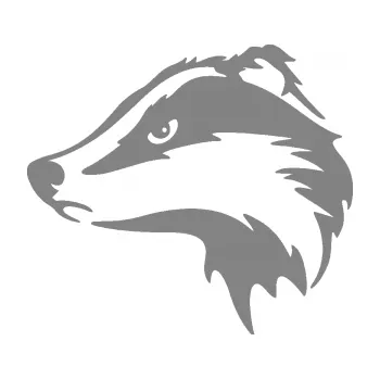 Samolepící dekorace SAMOLEPKA Jezevec 002 levá (17 - šedá) NA AUTO, NÁLEPKA, FÓLIE, POLEP, TUNING, VLASTNÍ TEXT, TISK, AUTOSAMOLEPKY.cz, POLEPY, OBRÁZEK, LOGO, SAMOLEPKY