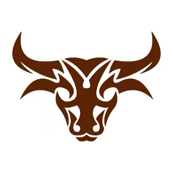 Samolepící dekorace Býk zvěrokruh 003 (15 - hnědá) SAMOLEPKA NA AUTO, NÁLEPKA, FÓLIE, POLEP, TUNING, VLASTNÍ TEXT, TISK, AUTOSAMOLEPKY.cz, POLEPY, OBRÁZEK, LOGO, 3D STICKERS