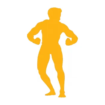 Polep vozidla Kulturista 011 pravá (21 - světle oranžová) SAMOLEPKA NA AUTO, NÁLEPKA, FÓLIE, POLEP, TUNING, VLASTNÍ TEXT, TISK, AUTOSAMOLEPKY.cz, POLEPY, OBRÁZEK, LOGO, 3D STICKERS