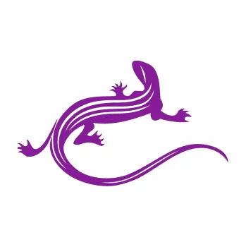 Samolepící dekorace Ještěrka 011 pravá (14 - fialová) SAMOLEPKA NA AUTO, NÁLEPKA, FÓLIE, POLEP, TUNING, VLASTNÍ TEXT, TISK, AUTOSAMOLEPKY.cz, POLEPY, OBRÁZEK, LOGO, 3D STICKERS