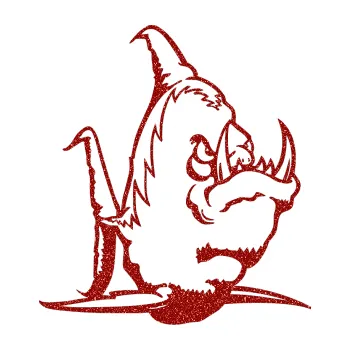 Autodoplněk Samolepka na auto Ryba zubatá pravá piraňa (86 - Ultra Metalic červená) NÁLEPKA, FÓLIE, POLEPY, TUNING, VLASTNÍ TEXT, TISK, AUTOSAMOLEPKY.cz, SAMOLEPKY, OBRÁZEK, LOGO, VÝROBA, PRODEJ