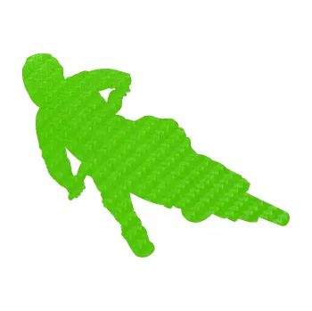 Samolepící dekorace SAMOLEPKA Motorka 023 pravá motokros (58 - 3D karbon zelený kawasaki) NA AUTO, NÁLEPKA, FÓLIE, POLEP, TUNING, VLASTNÍ TEXT, TISK, AUTOSAMOLEPKY.cz, POLEPY, OBRÁZEK, LOGO, SAMOLEPKY