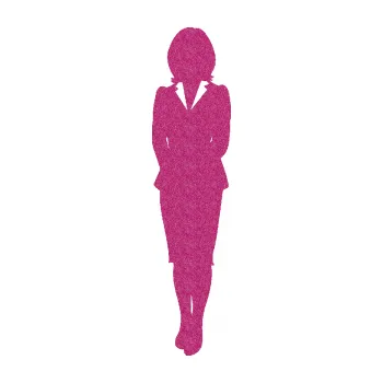 Samolepící dekorace Manažerka levá silueta (90 - Ultra Metalic růžová) SAMOLEPKA NA AUTO, NÁLEPKA, FÓLIE, POLEP, TUNING, VLASTNÍ TEXT, TISK, AUTOSAMOLEPKY.cz, POLEPY, OBRÁZEK, LOGO, 3D STICKERS