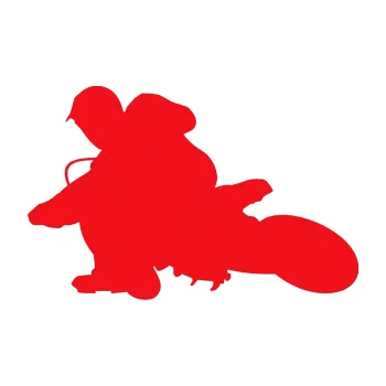 Samolepící dekorace SAMOLEPKA Motorka 005 levá motokros (10 - červená) NA AUTO, NÁLEPKA, FÓLIE, POLEP, TUNING, VLASTNÍ TEXT, TISK, AUTOSAMOLEPKY.cz, POLEPY, OBRÁZEK, LOGO, SAMOLEPKY