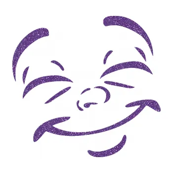 Samolepící dekorace Obličej 004 pravá šťastný (87 - Ultra Metalic fialová) SAMOLEPKA NA AUTO, NÁLEPKA, FÓLIE, POLEP, TUNING, VLASTNÍ TEXT, TISK, AUTOSAMOLEPKY.cz, POLEPY, OBRÁZEK, LOGO, 3D STICKERS