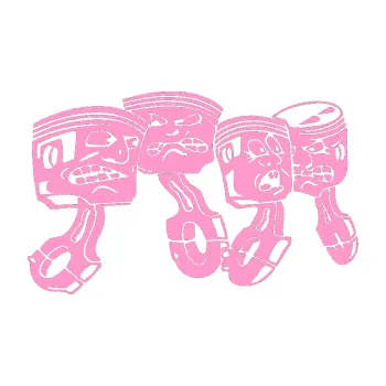 Samolepicí dekorace na vozidlo Písty pravá (24 - světle růžová) SAMOLEPKA NA AUTO, NÁLEPKA, FÓLIE, POLEP, TUNING, VLASTNÍ TEXT, TISK, AUTOSAMOLEPKY.cz, POLEPY, OBRÁZEK, LOGO, 3D STICKERS